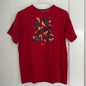 Nike Boys Red T-Shirt